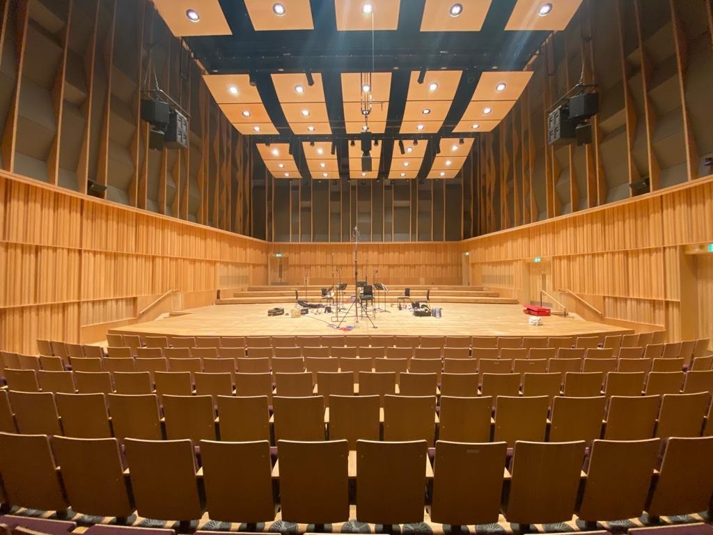 Inside the hall