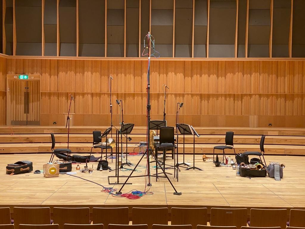 The recording setup