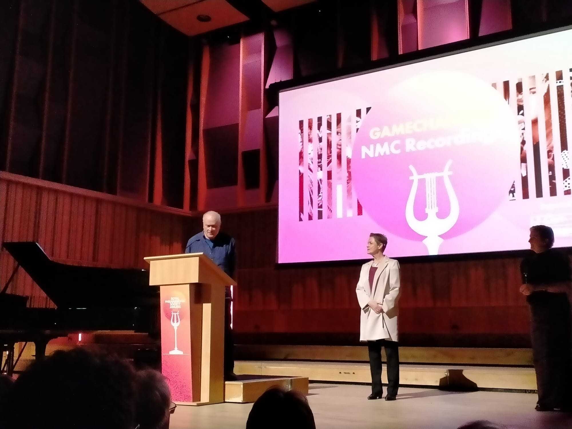 Colin Matthews on stage