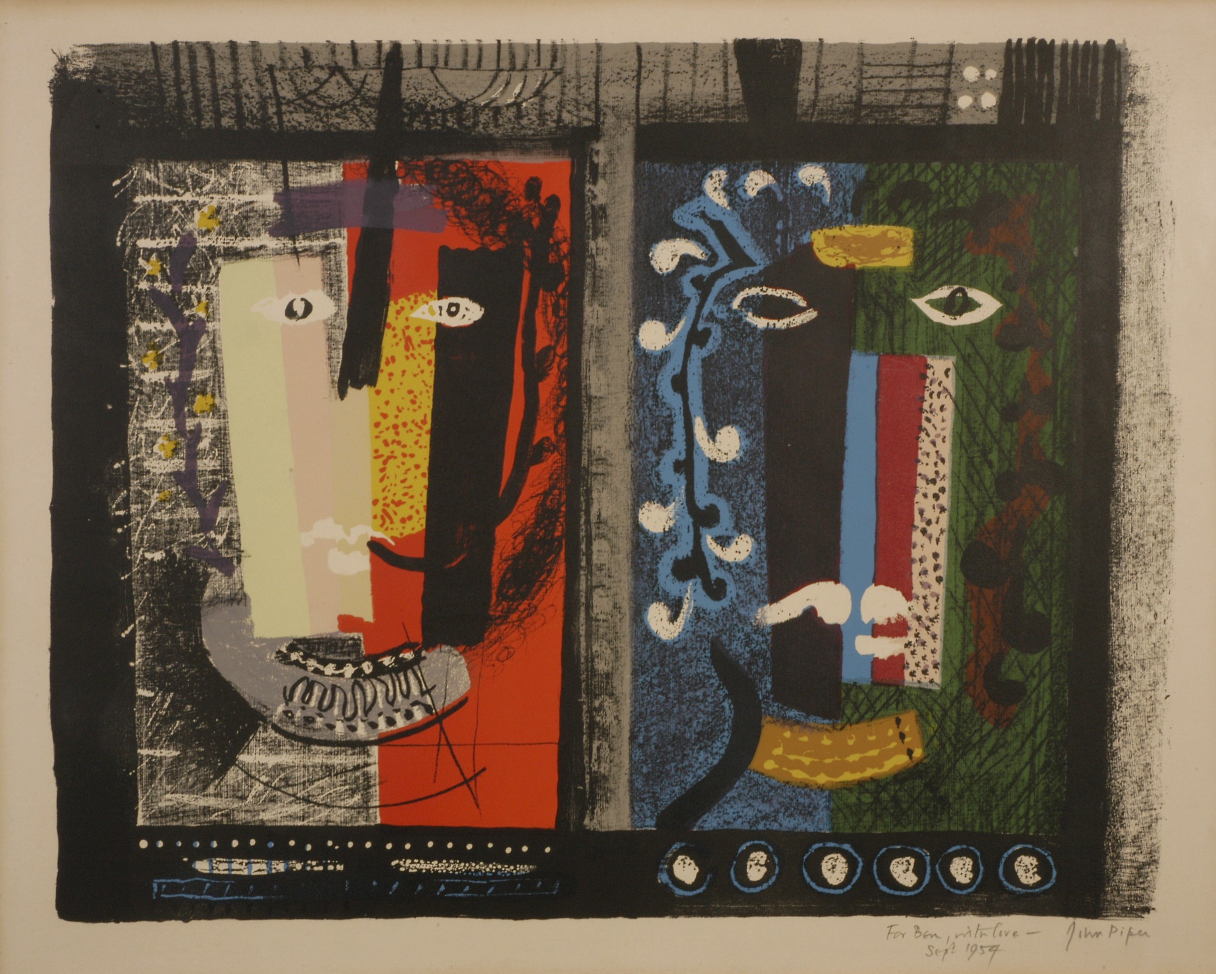 John Piper Foliate Heads II