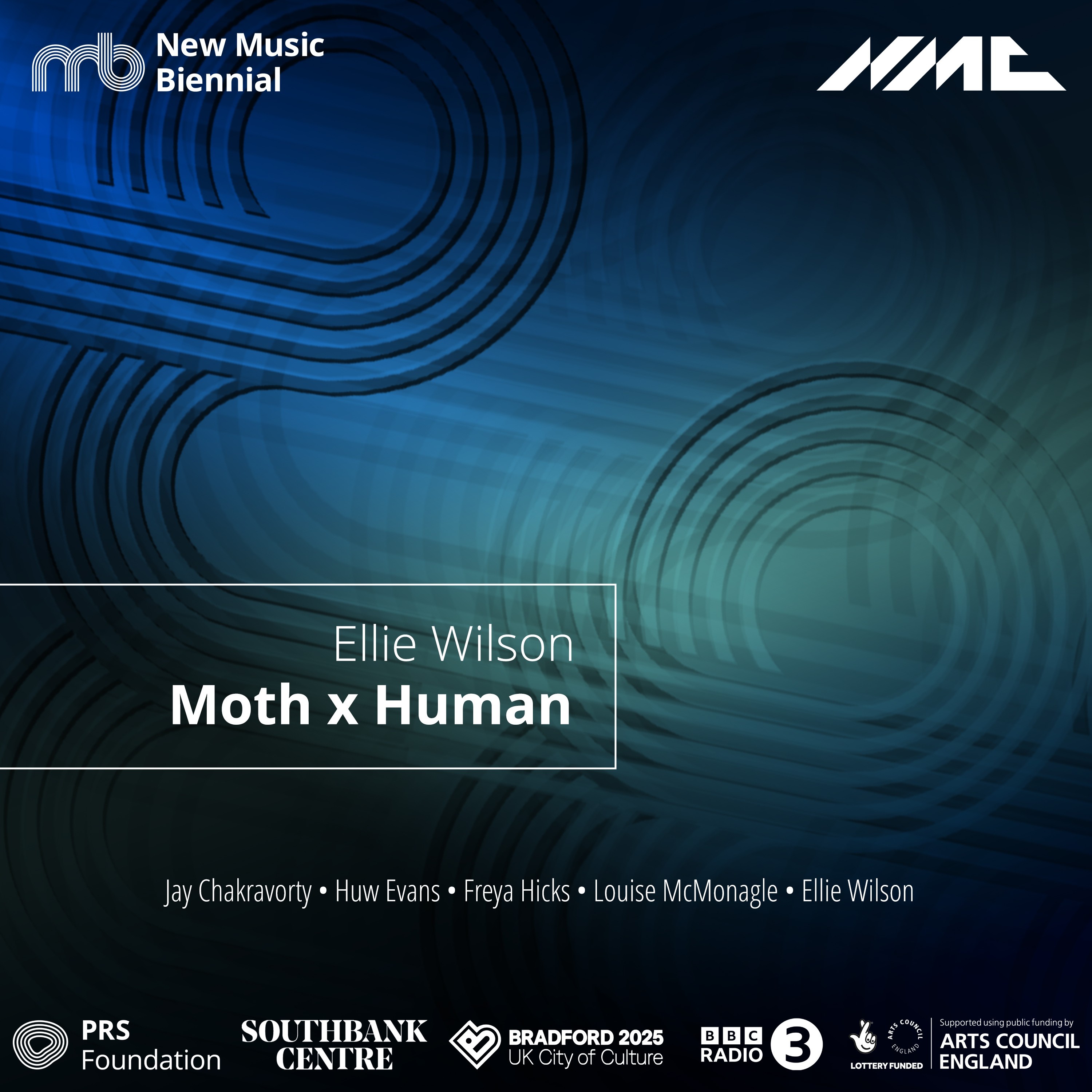 NMB 2025 - Ellie Wilson - Moth x Human - Cover Artwork