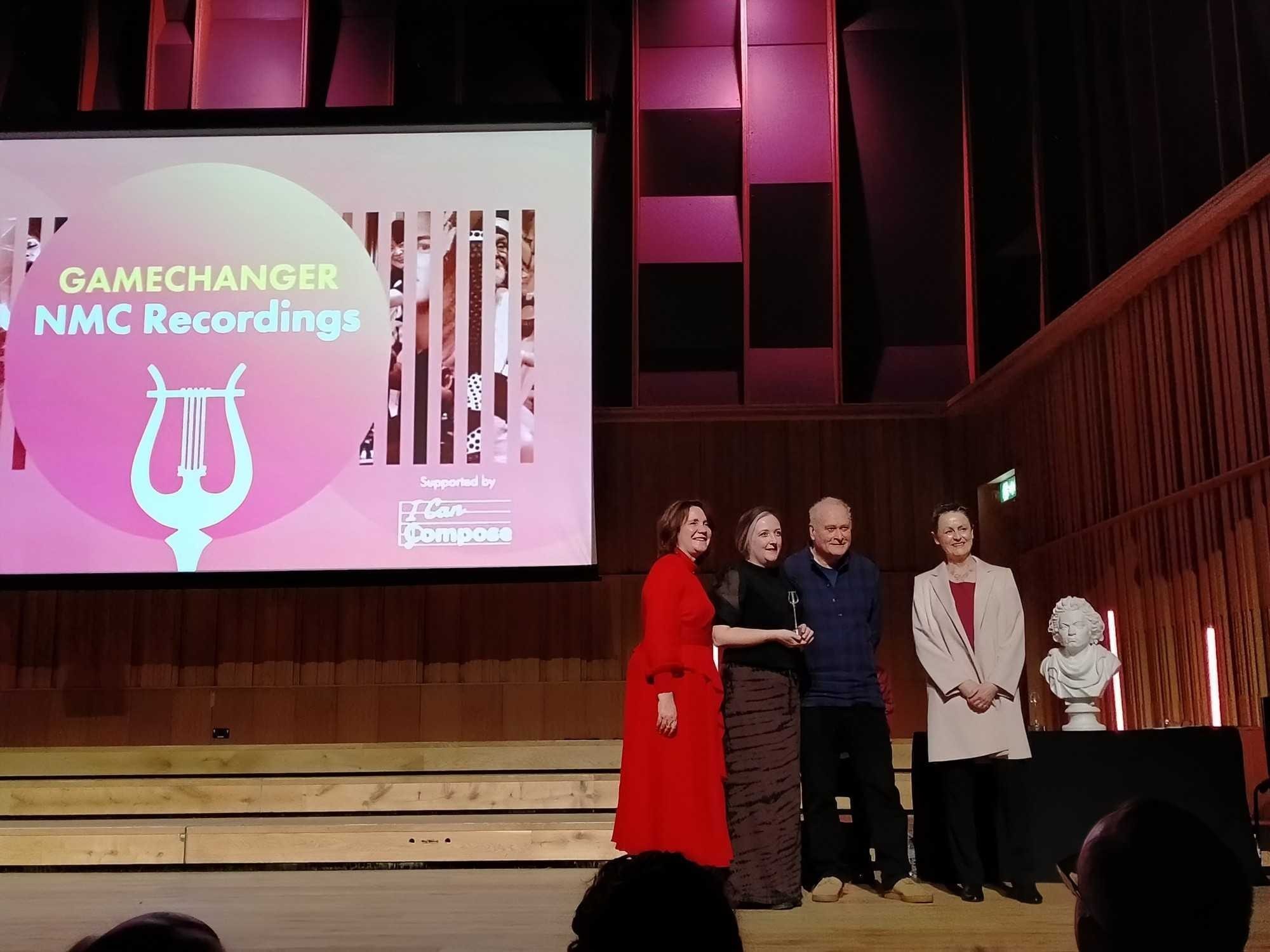 NMC on stage at RPS Awards